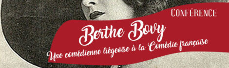 [Conférence] Berthe Bovy